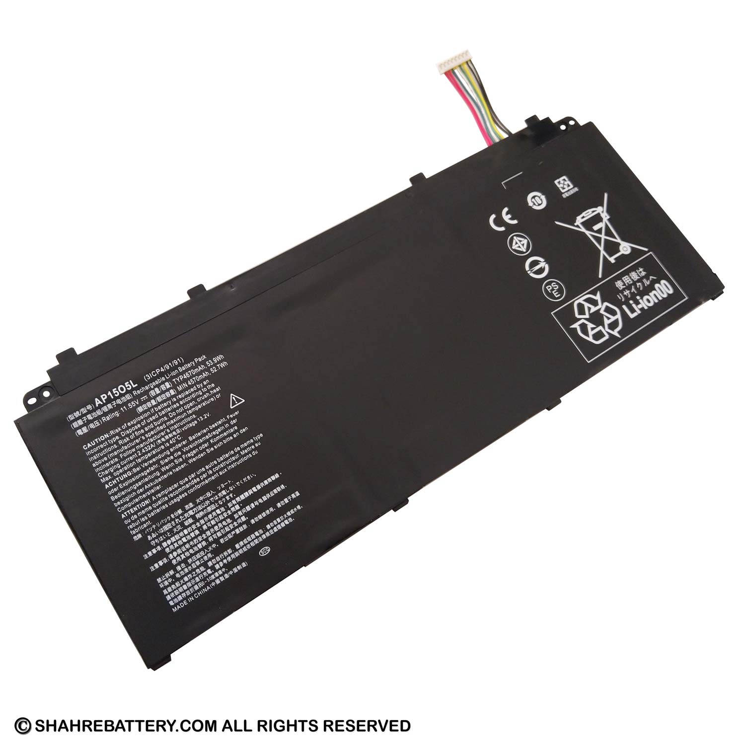 باتری اورجینال لپ تاپ ایسر Acer Aspire S5-371 AP15O5L
