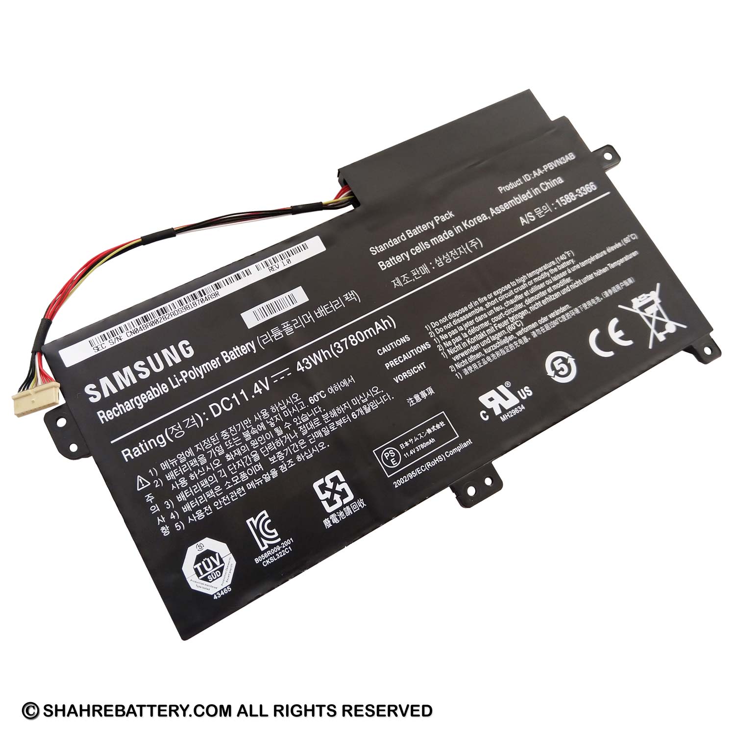 باتری اورجینال لپ تاپ سامسونگ Samsung NP370R5E AA-PBVN3AB
