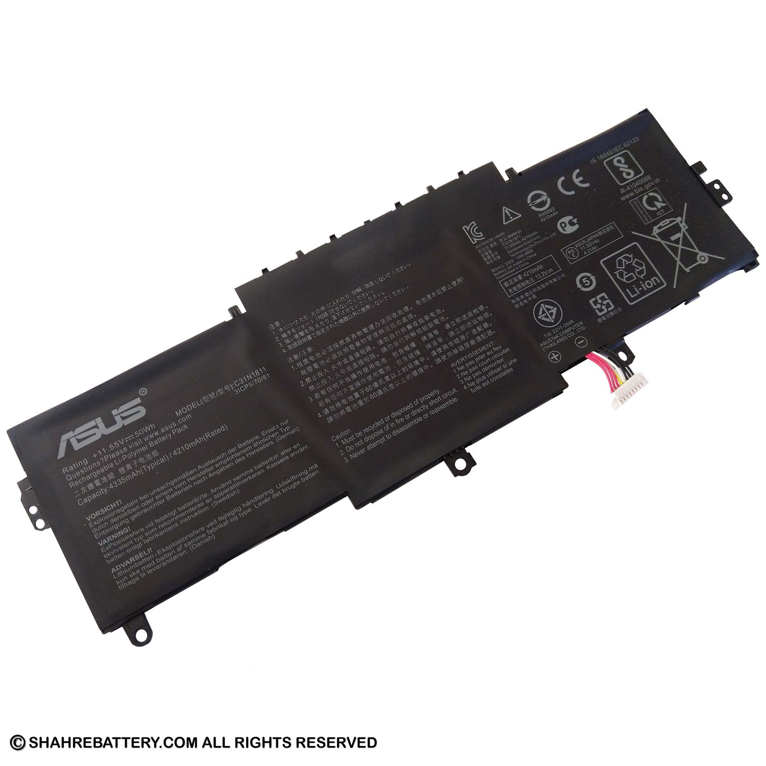 باتری اورجینال لپ تاپ ایسوس Asus ZenBook UX433 C31N1811