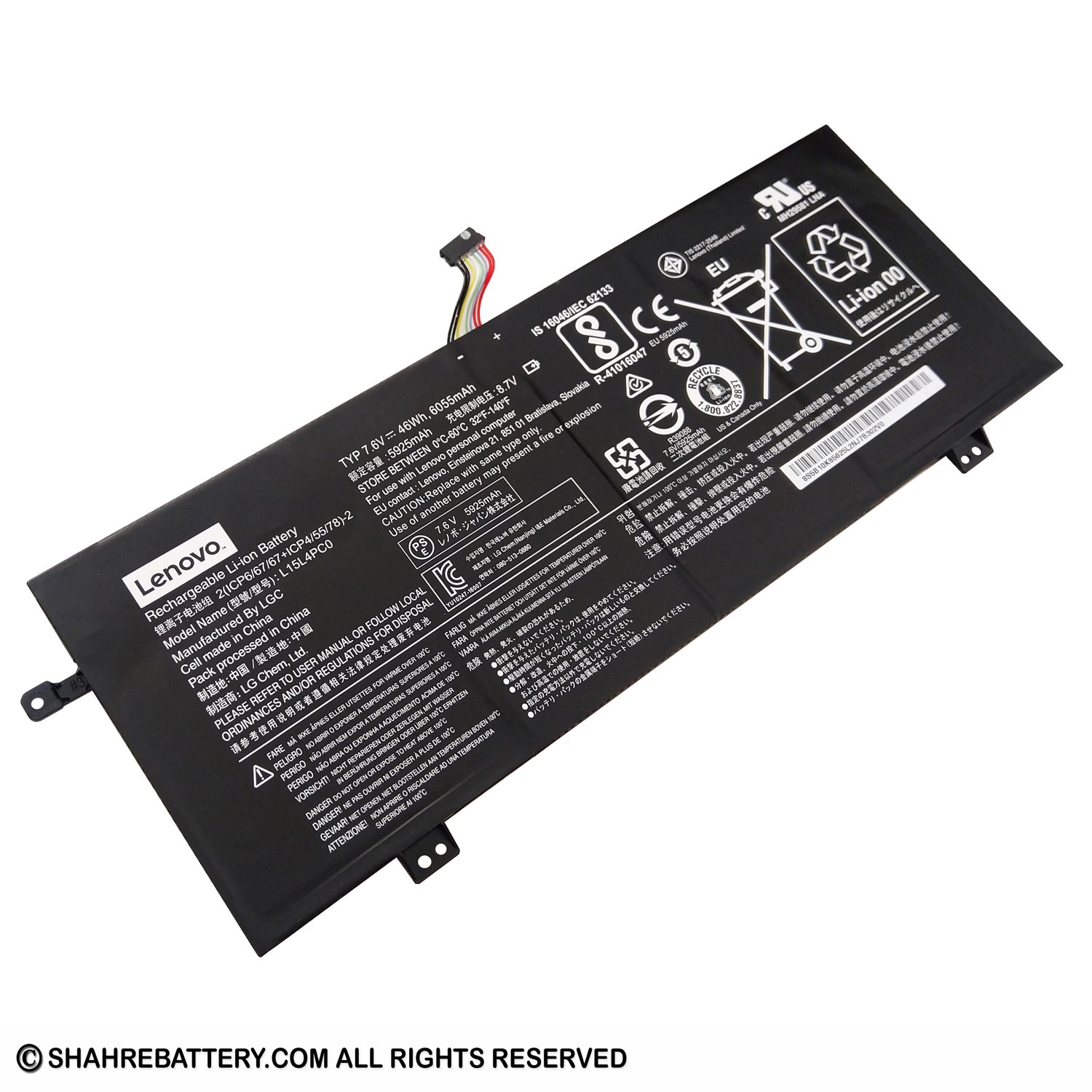 باتری اورجینال لپ تاپ لنوو Lenovo IdeaPad 710S L15L4PC0