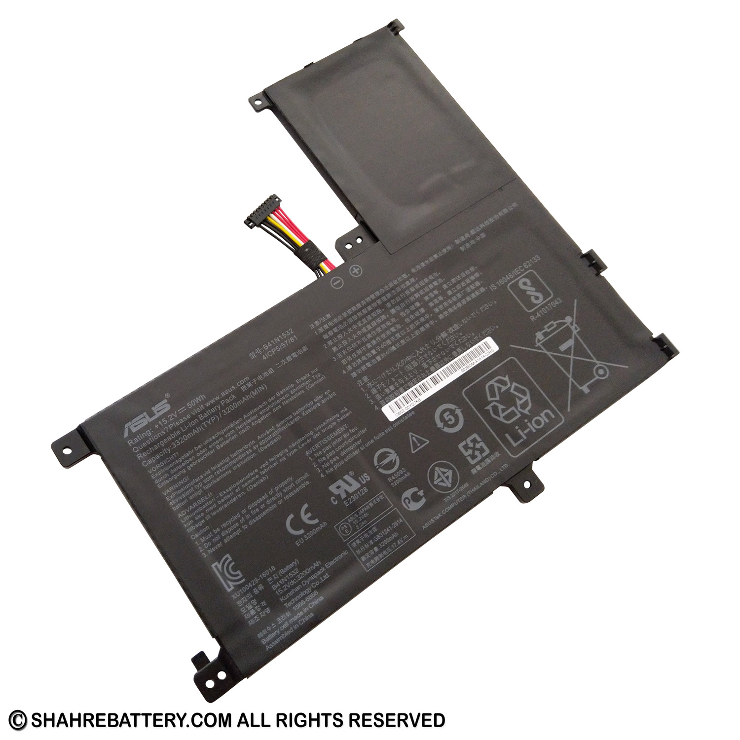 باتری اورجینال لپ تاپ ایسوس Asus ZenBook Flip UX560 B41N1532